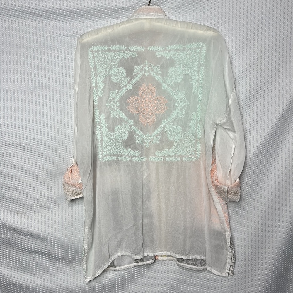 Johnny Was Embroidered Blouse - Picture 3 of 13